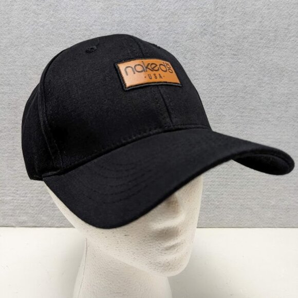 Accessories - Naked 100 Los Angeles Black Brown Logo Basic Cap Hat Adjustable Size NEW